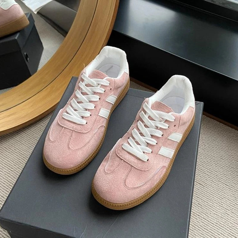 Women's Tennis Sneaker Fashion Lace-up Shoes