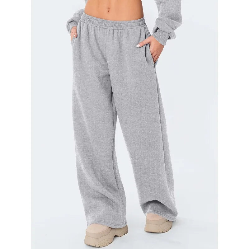 Women's wide-leg casual  loose fit pants