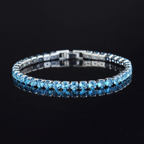 4mm Micro-inlaid Zircon Tennis Bracelet for Women