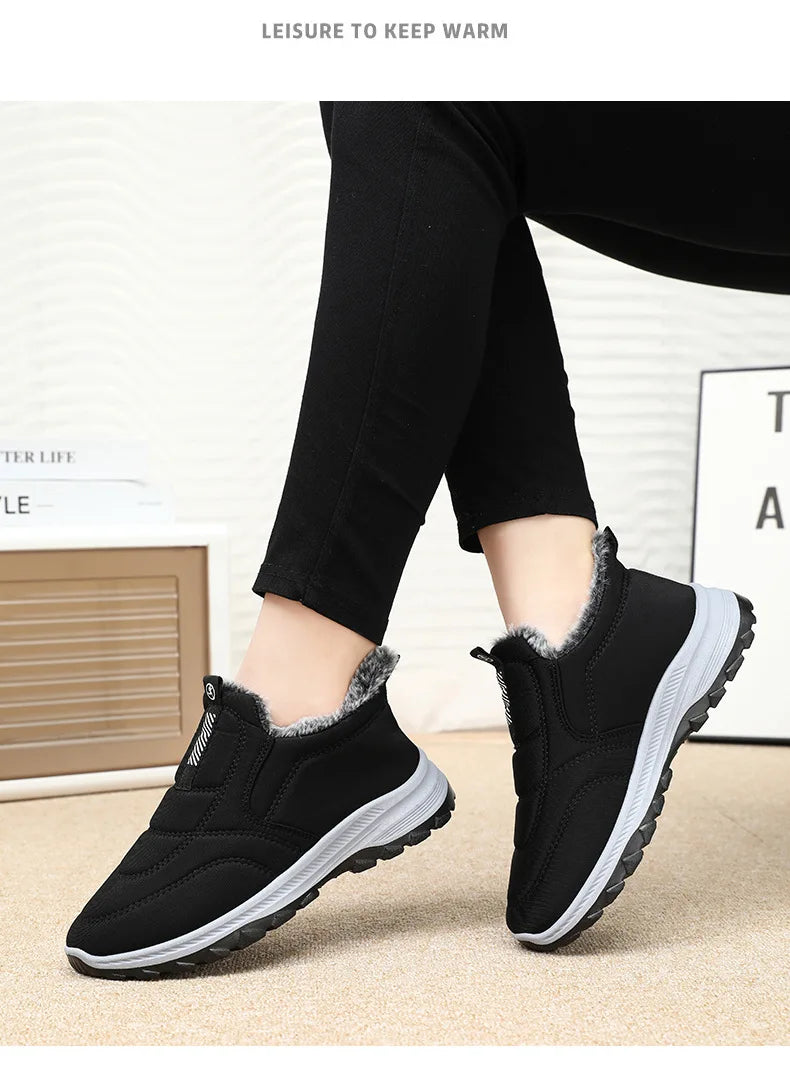 Winter Women Boots Outdoor Snow Boots Warm Lightweight Cotton Boot Non-Slip