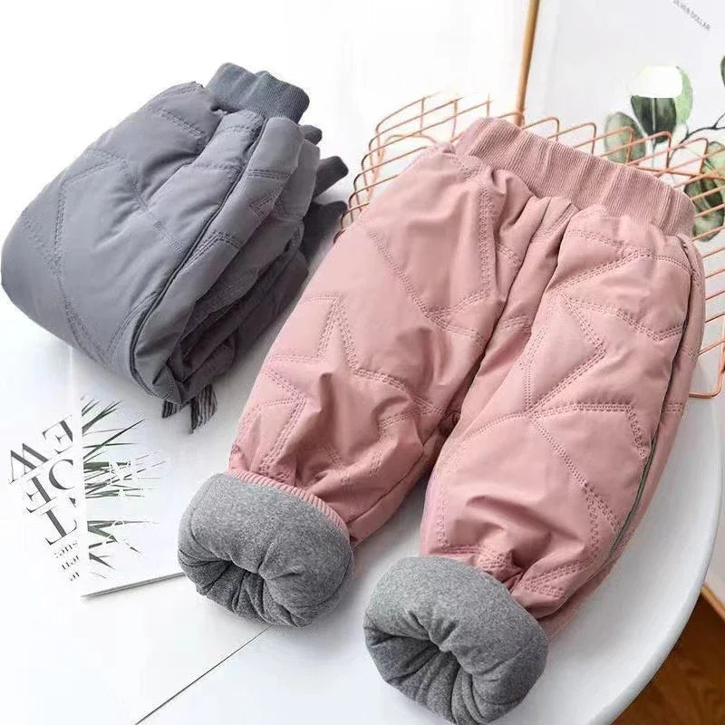 Kids Winter Thermal Pants – Cotton Padded Warm Trousers