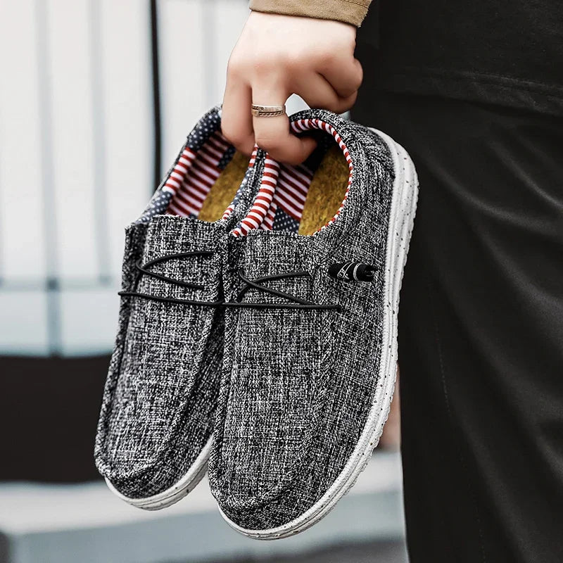 Men's Slip on Canvas Loafers