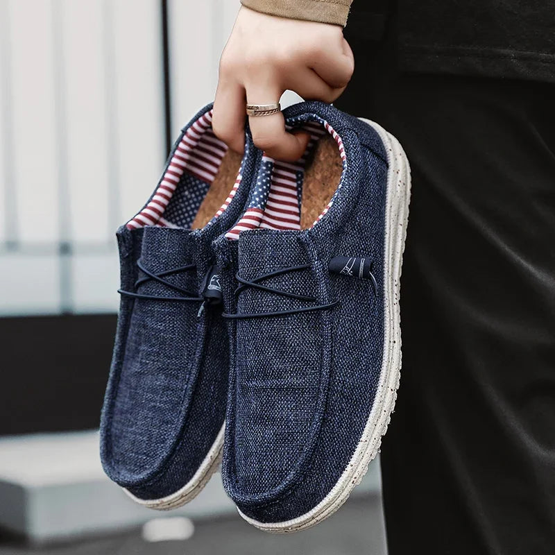 Men's Slip on Canvas Loafers