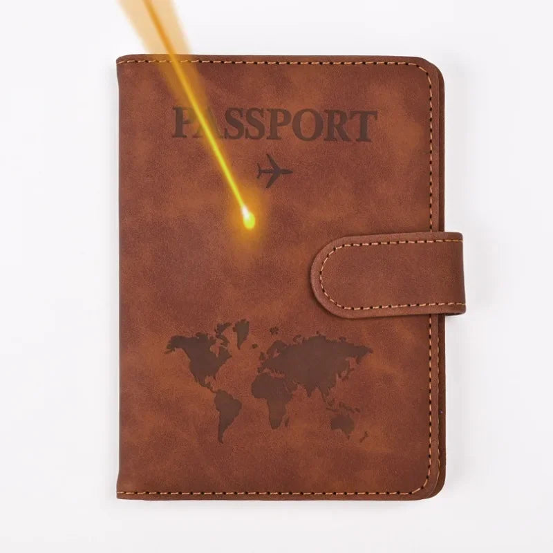 Monogrammed Engraved Name Passport Cover