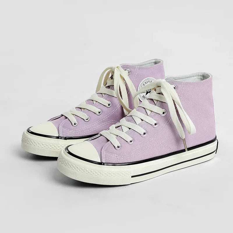 Children's Solid Color Canvas Shoes