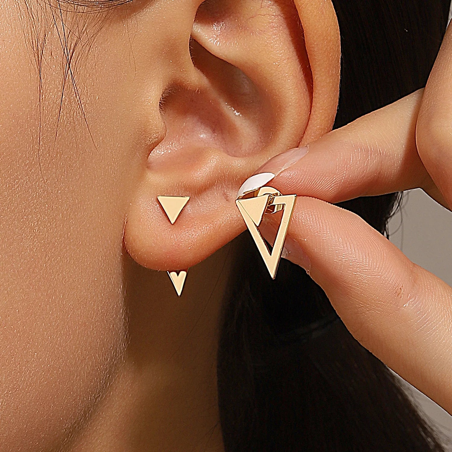 Women's Retro Square Detachable Triangles