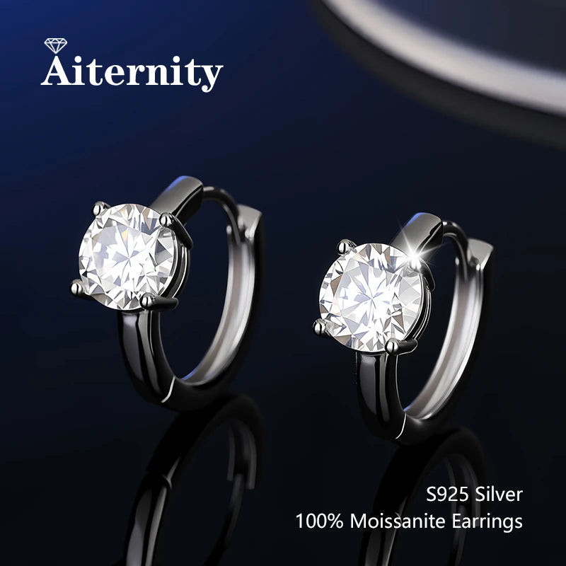 Moissanite Stud Earrings for Women