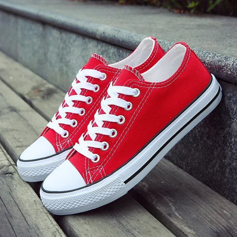 Men's Canvas Shoes Lace-up Athletic Leisure Sneaker