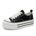 Womens Platform Canvas Shoes