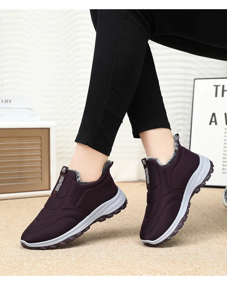 Winter Women Boots Outdoor Snow Boots Warm Lightweight Cotton Boot Non-Slip