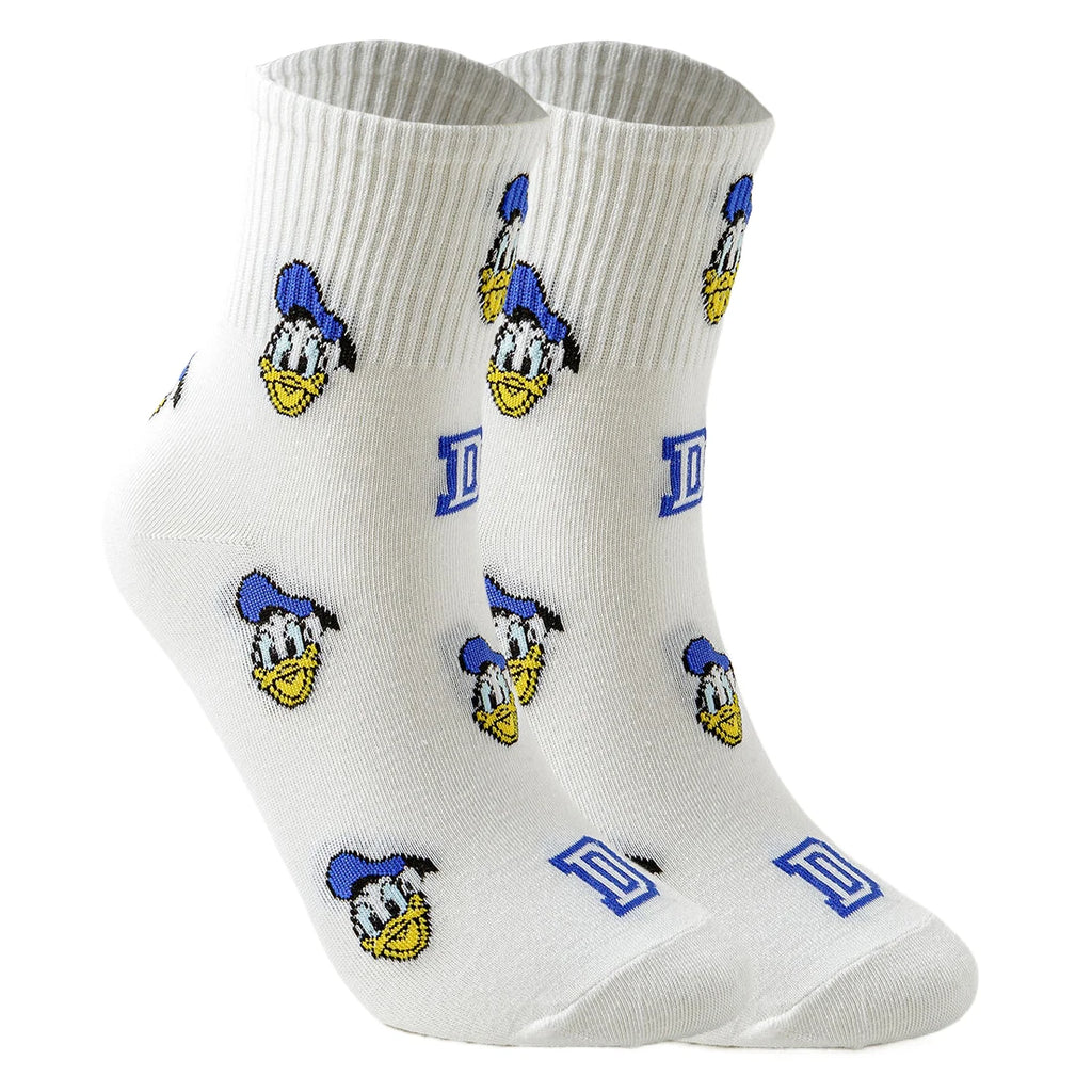 Men's and Women's Cartoon Crew Socks