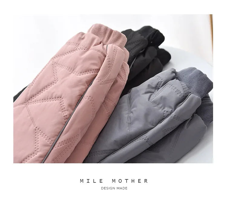 Kids Winter Thermal Pants – Cotton Padded Warm Trousers