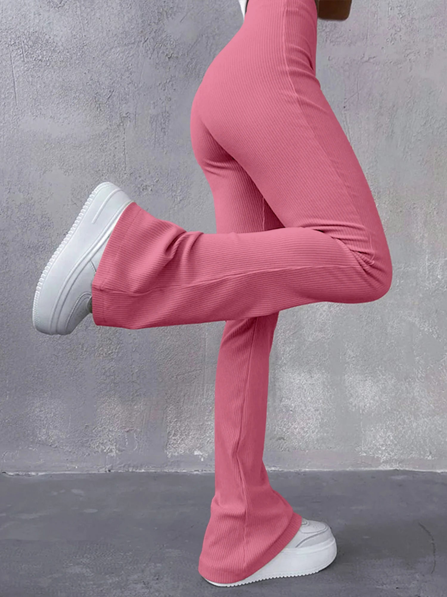 High Waisted Flared Women's Pants