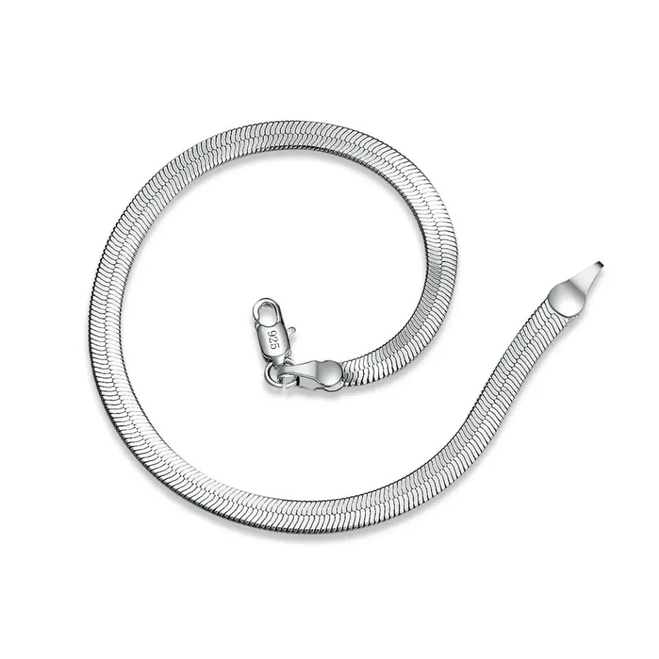 925 Sterling Silver 4MM Bracelet Women, Men