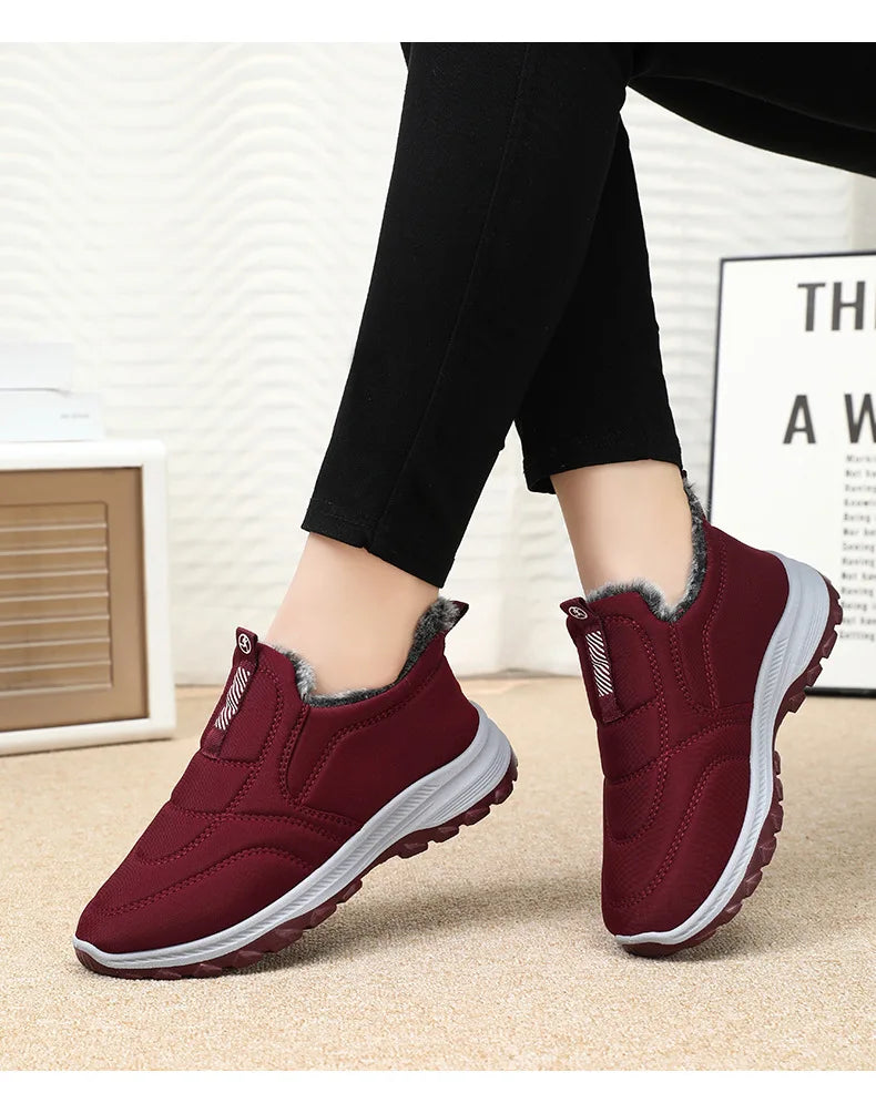 Winter Women Boots Outdoor Snow Boots Warm Lightweight Cotton Boot Non-Slip