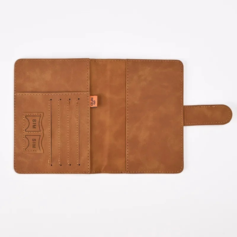 Monogrammed Engraved Name Passport Cover