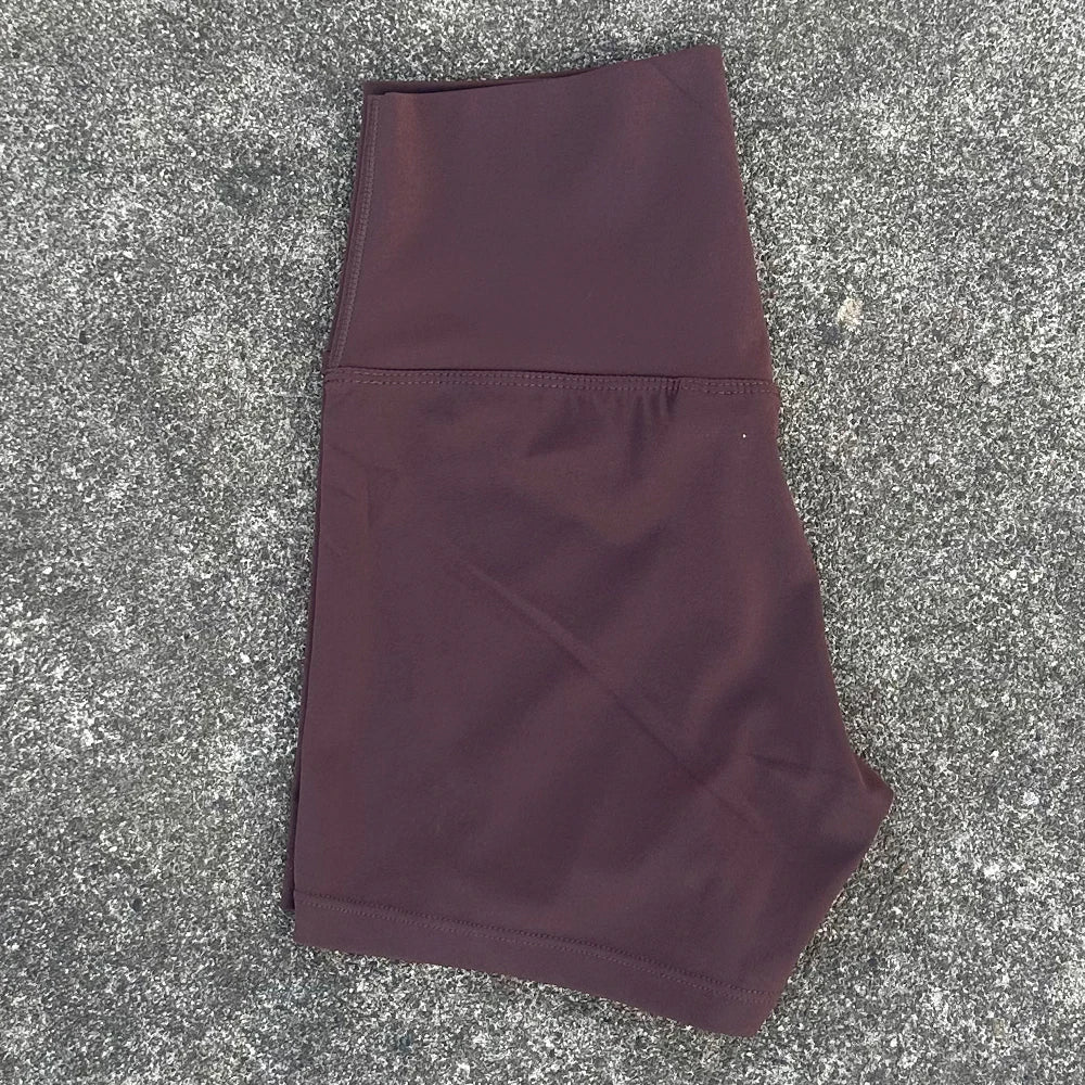 Women Sports Shorts High Waist Slim Fit