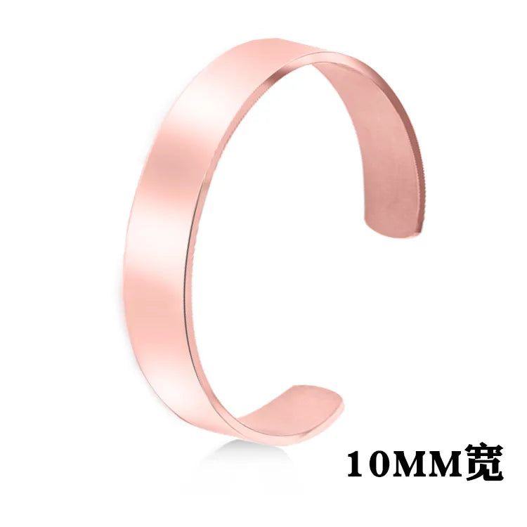 Adjustable Glossy Stainless Steel Bracelet