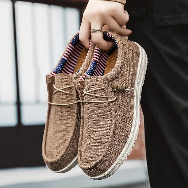 Men's Slip on Canvas Loafers