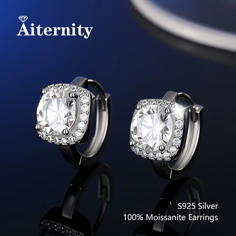 Moissanite Stud Earrings for Women