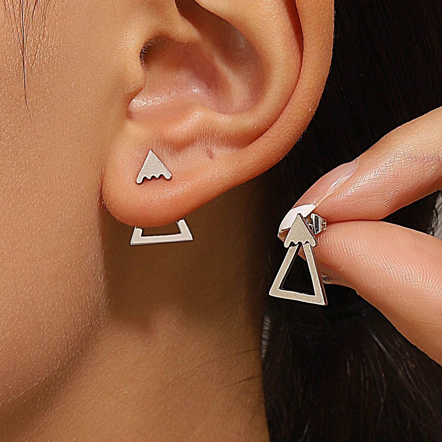 Women's Retro Square Detachable Triangles