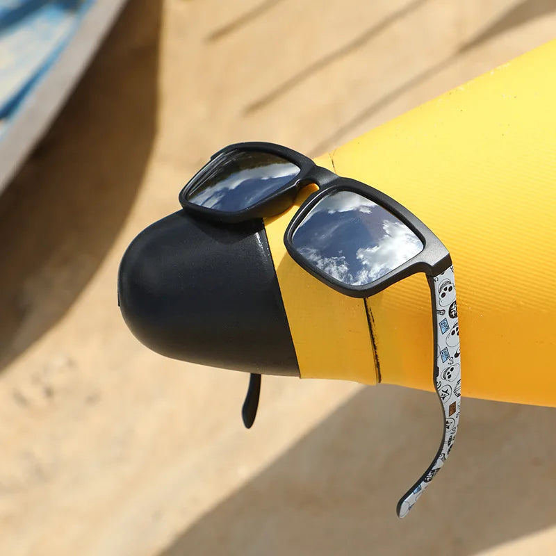 4PCS Square Sunglasses Designer Pattern