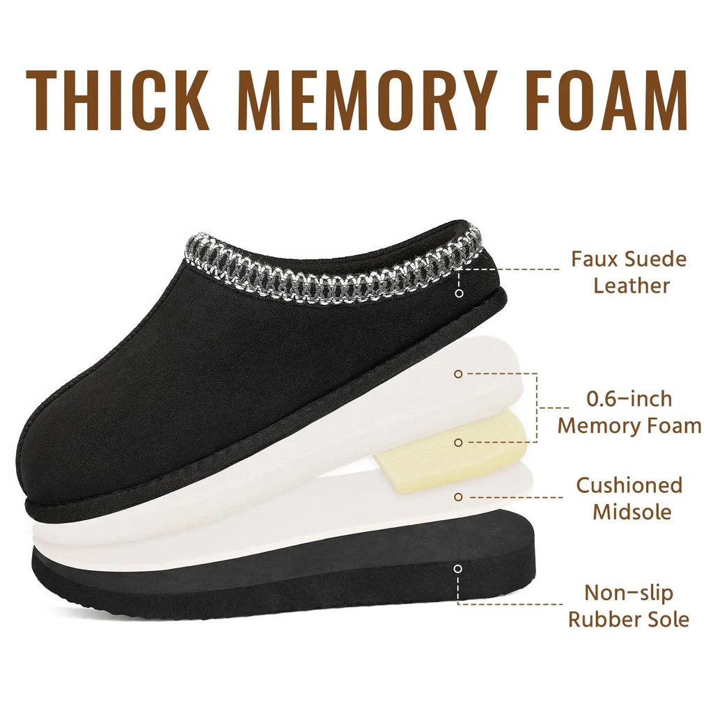 Women's Memory Foam Fuzzy Slippers