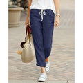 Women's Drawstring Elastic Waist Casual Pants