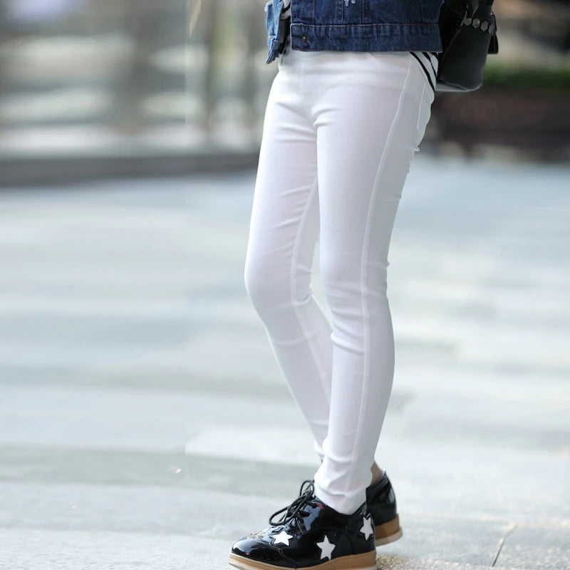 Girl's  Elastic Leggings Slim Fit