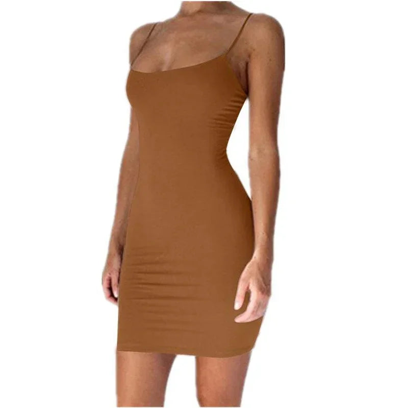 Women's Spaghetti Strap Mini Dress