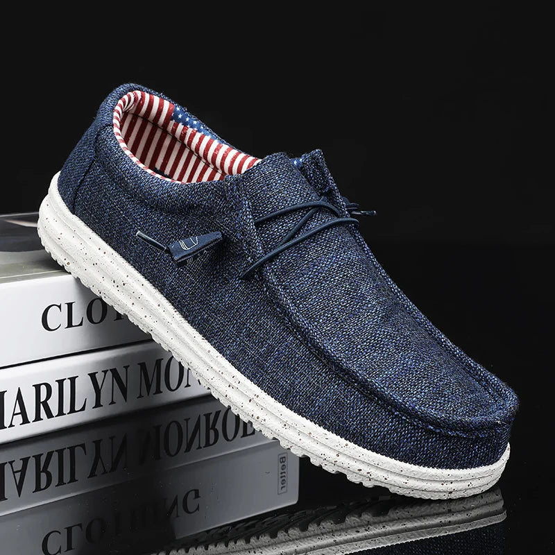 Men's Slip on Canvas Loafers