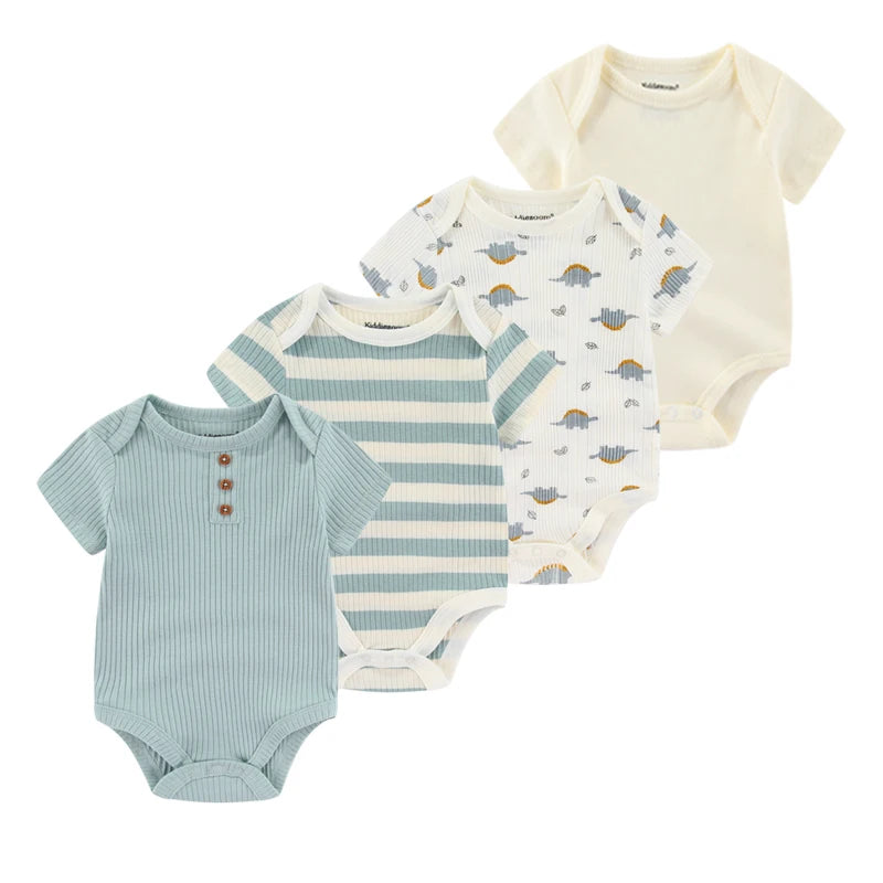 4Pieces Newborn Baby Boy, Baby Girl Outfits
