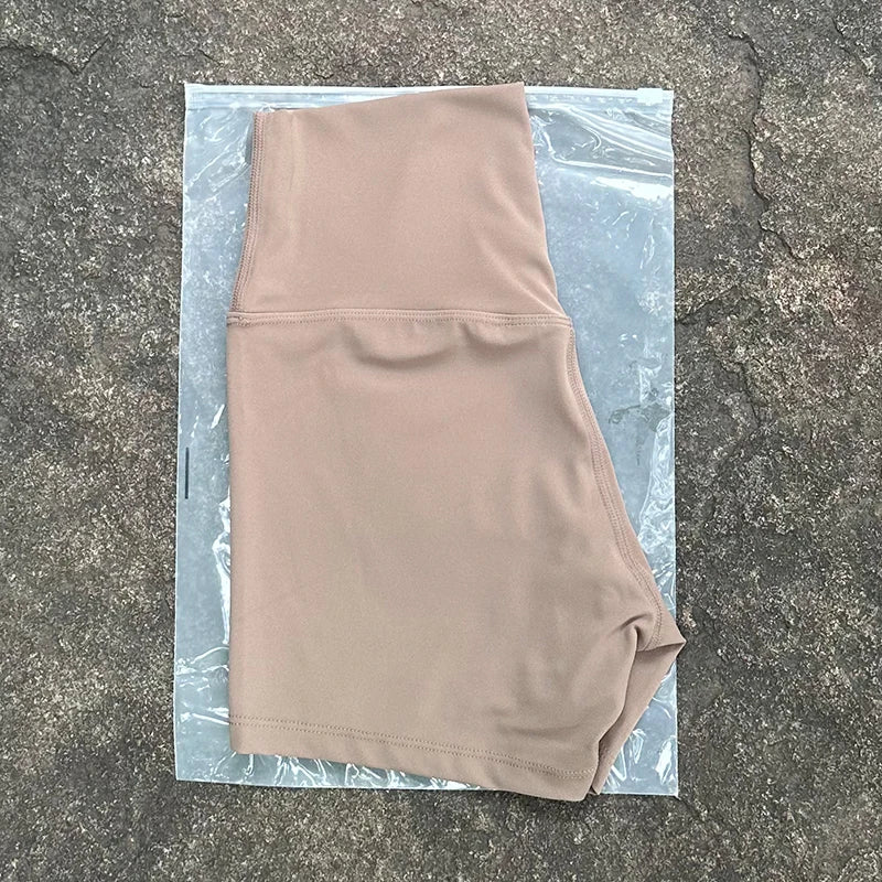 Women Sports Shorts High Waist Slim Fit