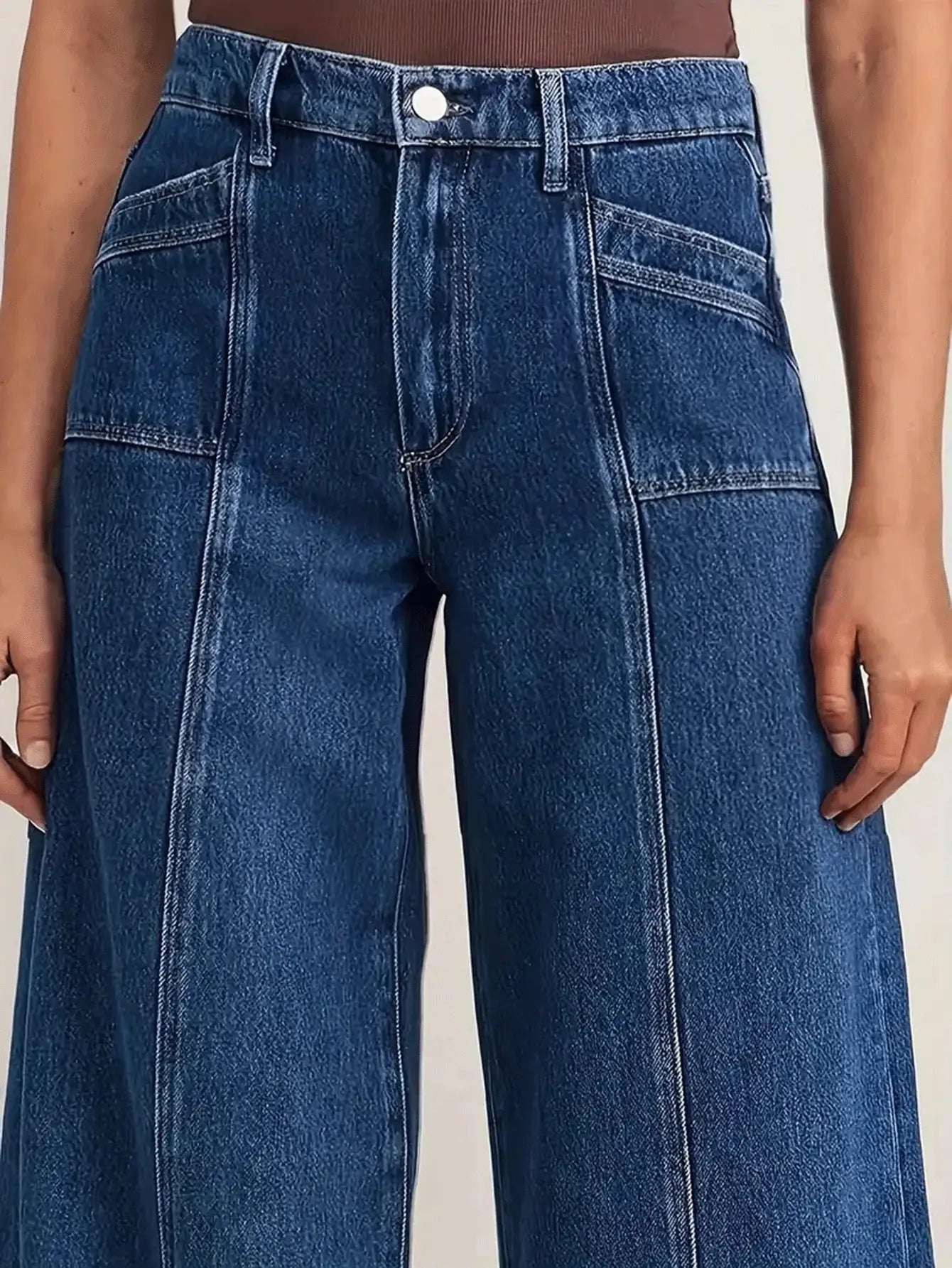 Women's Relaxed Fit Wide Leg Jeans