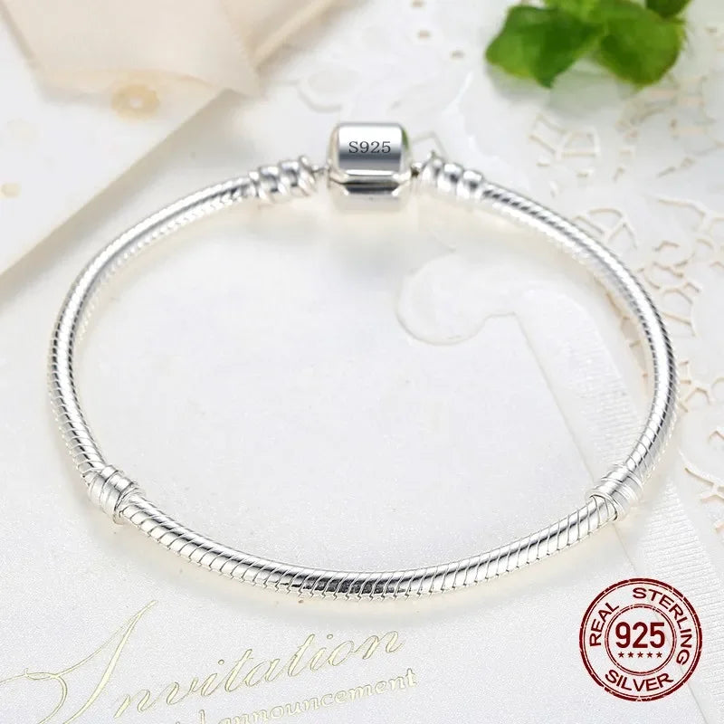 Women's 925 Sterling Silver Charm Bracelet