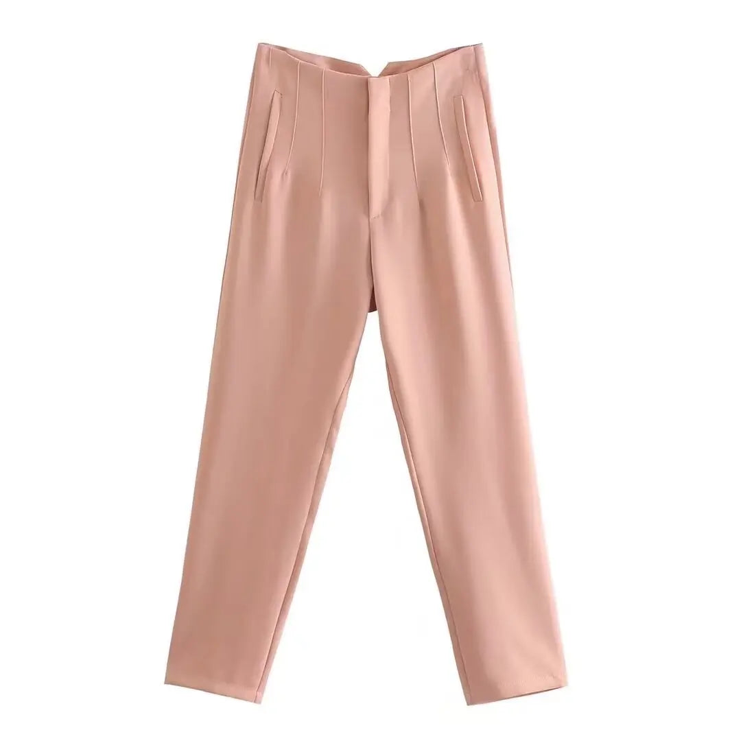 Women's Pencil Trousers High Waist