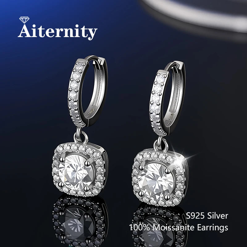 Moissanite Stud Earrings for Women