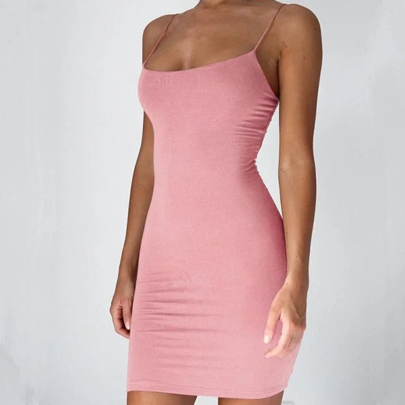 Women's Spaghetti Strap Mini Dress