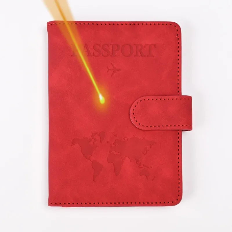 Monogrammed Engraved Name Passport Cover