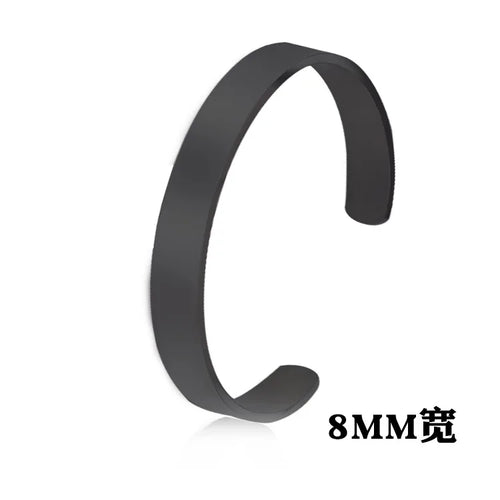 Adjustable Glossy Stainless Steel Bracelet