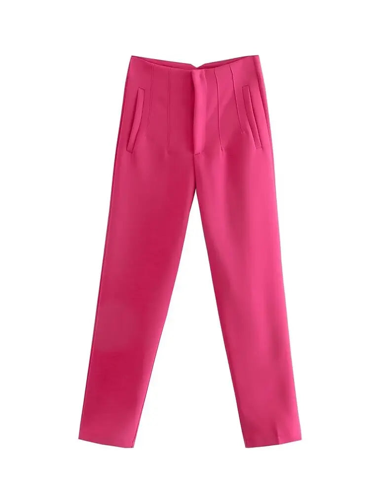 Women's Pencil Trousers High Waist