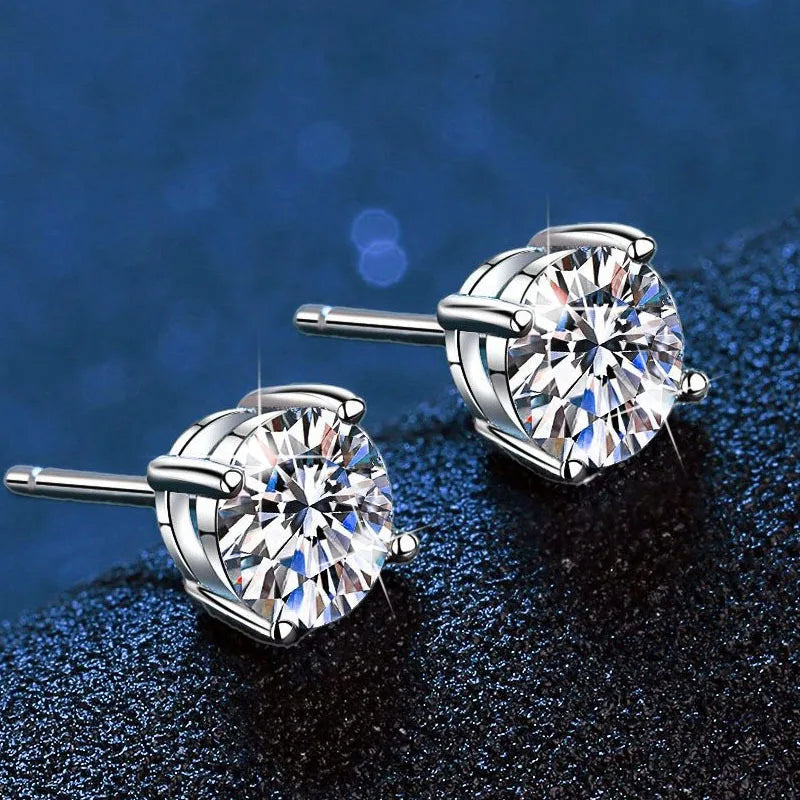 Moissanite Stud Earrings for Women