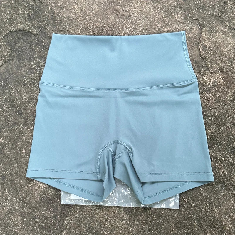 Women Sports Shorts High Waist Slim Fit