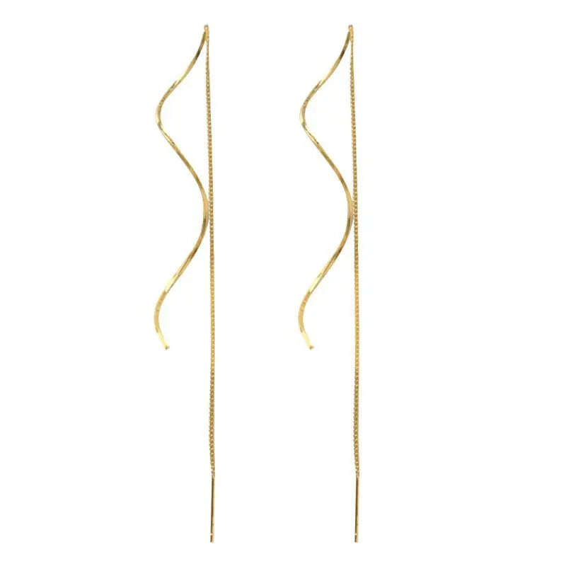 Spiral Drop Earrings for Women