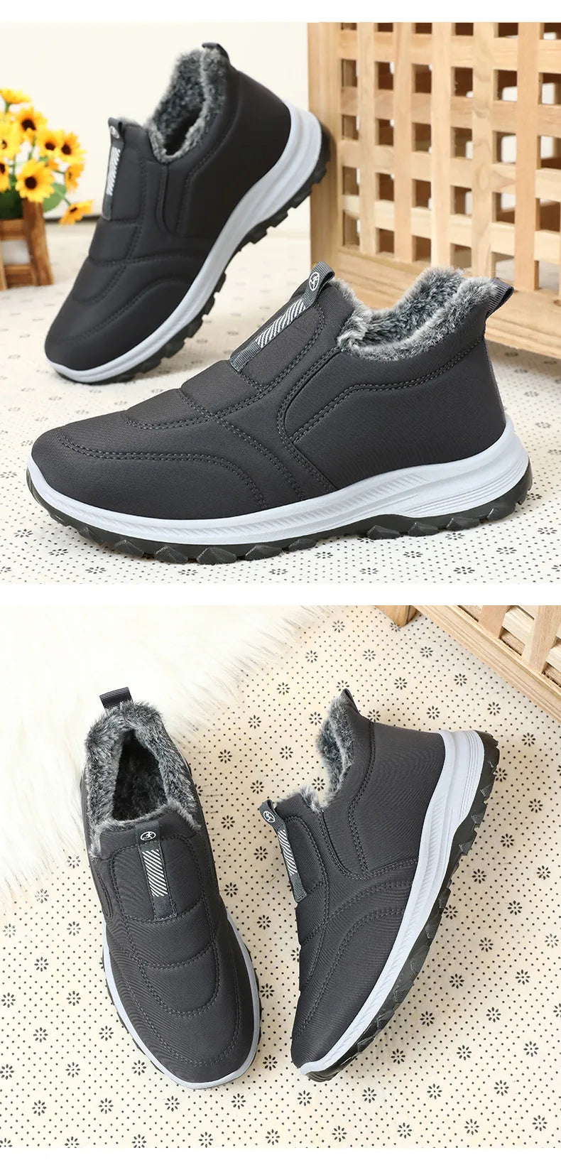 Winter Women Boots Outdoor Snow Boots Warm Lightweight Cotton Boot Non-Slip
