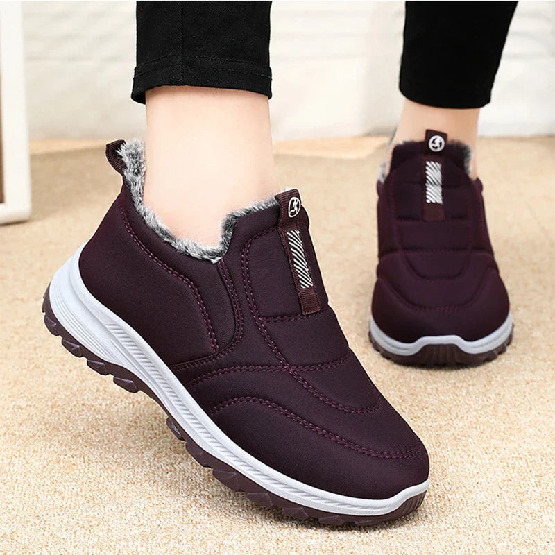 Winter Women Boots Outdoor Snow Boots Warm Lightweight Cotton Boot Non-Slip