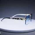 Men and  Women Rimless Sunglasses Square Frameless