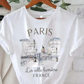 Women's 90s Paris Print T-shirt