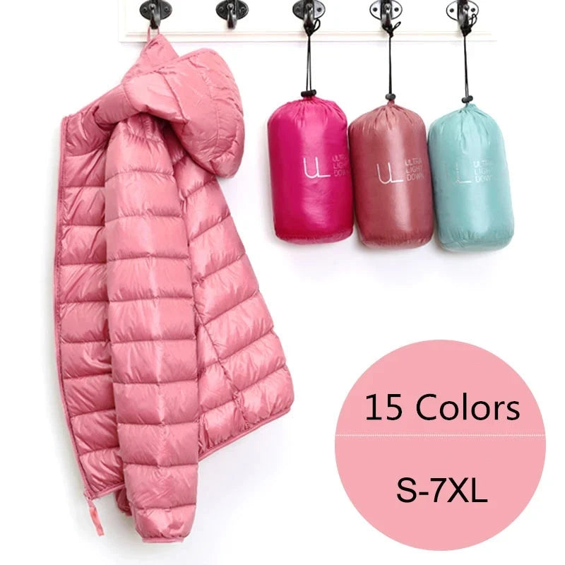 Women Puffer Jacket 15 Colors Plus Size 5XL 6XL 7XL 2025
