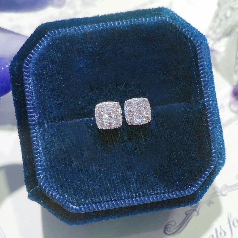 Women's Simple Square-Shaped Stud Earrings